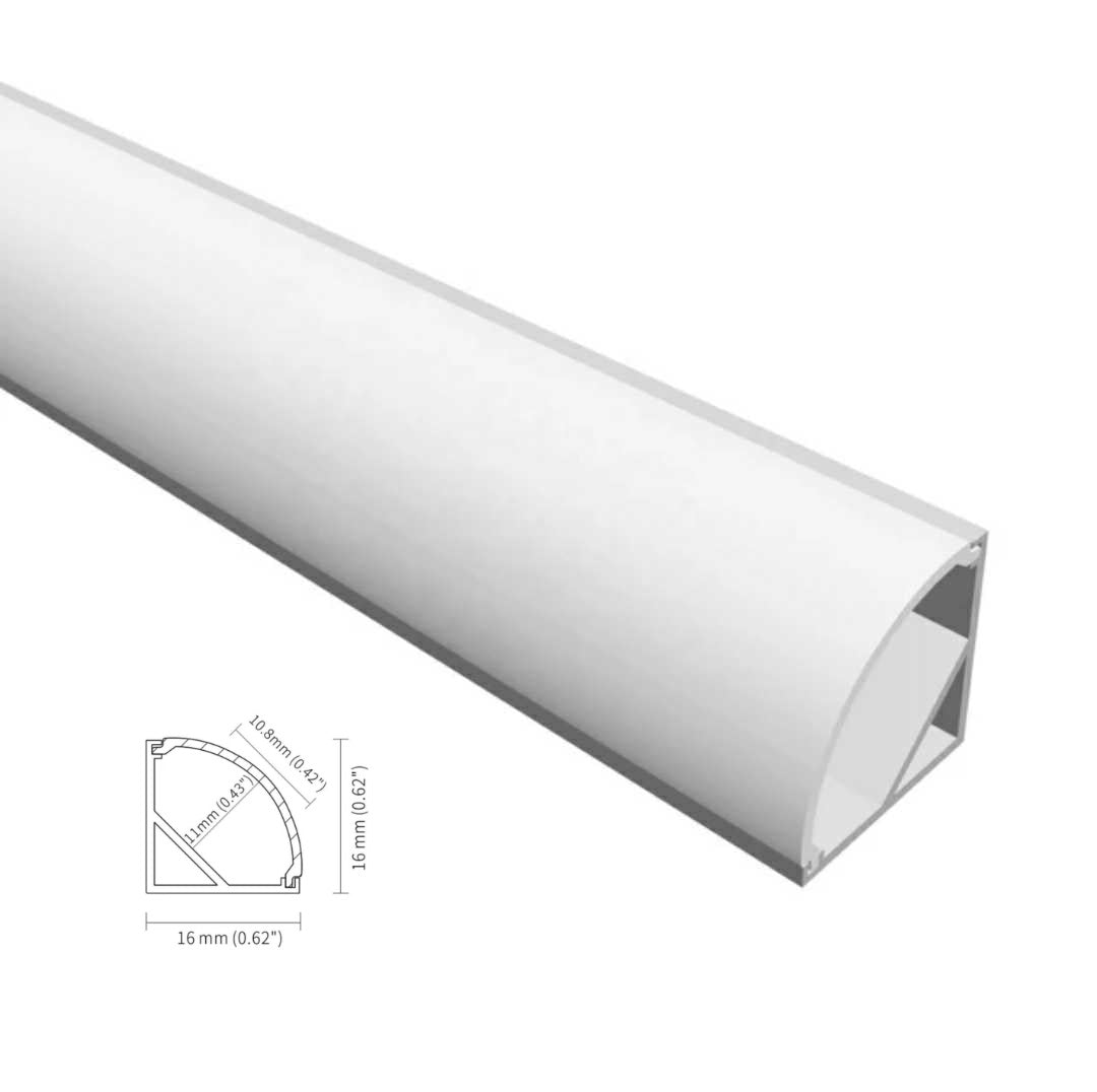 Pro Aluminium Profile 006 16x16mm 2 Meters Length